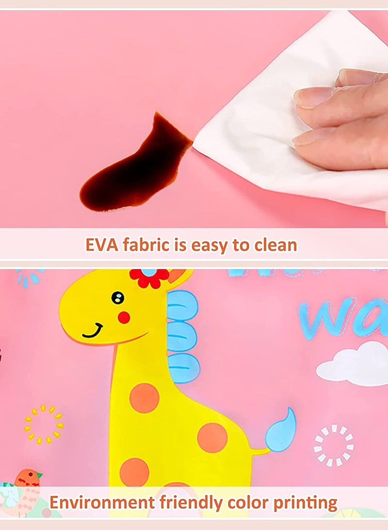 Kids Hooded Raincoats Boys Girls Durable Waterproof Windbreaker Poncho 3D   Printed Lightweight Cartoon Raincoat Children Schoolbag Rainwear with Transparent Hat Brim Reflective Stripes - Image 3