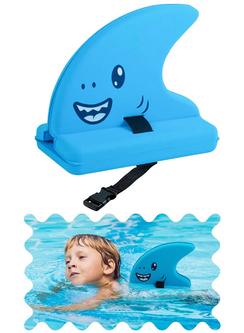 ISHWAZ Floatation Swim Belt for kids, Fin-Shaped Swimming Aid, Wearable Training Floaties with Adjustable Straps - Pool Floats Back Swim Floating Belt - Ideal Swim Floats For Learning and Training Swim - Image 1