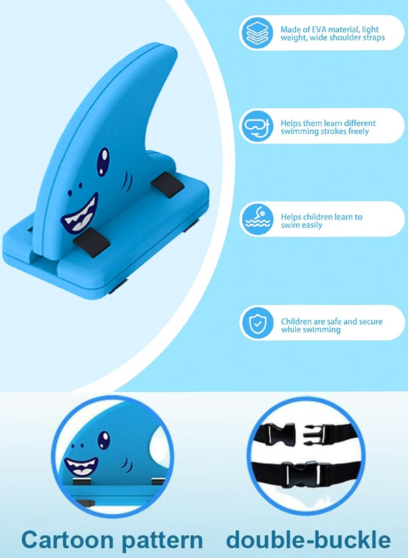 ISHWAZ Floatation Swim Belt for kids, Fin-Shaped Swimming Aid, Wearable Training Floaties with Adjustable Straps - Pool Floats Back Swim Floating Belt - Ideal Swim Floats For Learning and Training Swim - Image 3
