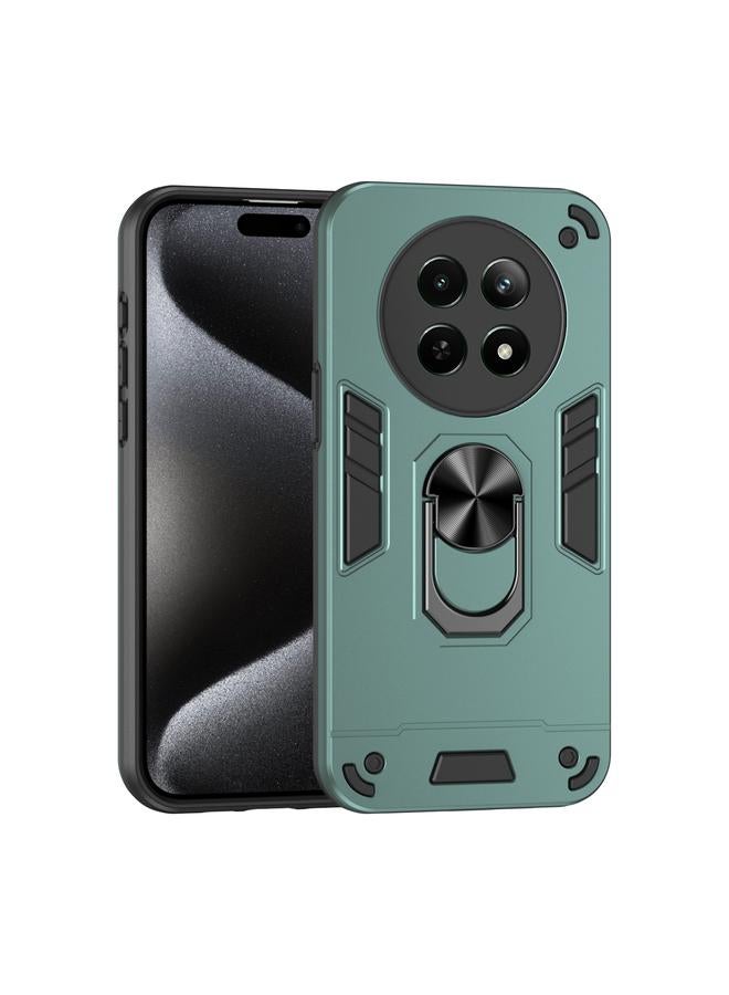 S-TOP Case For Realme 12 5G Shockproof Metal Ring Holder Phone Case - Image 1