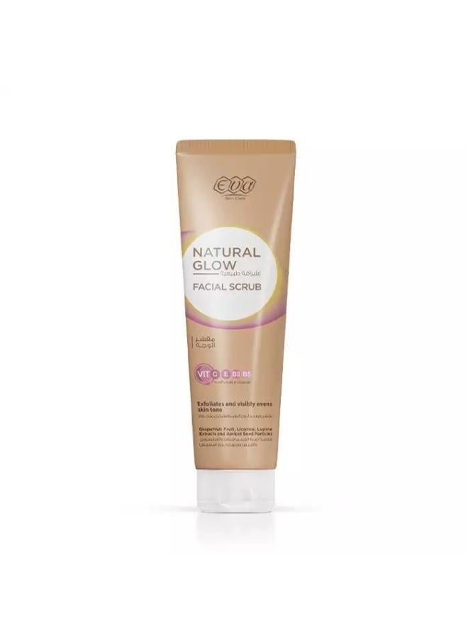 إيفا مقشر الوجه ناتشورال جلو للعناية بالبشرة 100 مل + اشراقة طبيعية غسول الوجه للبشرة الدهنية  100 مل - Image 3
