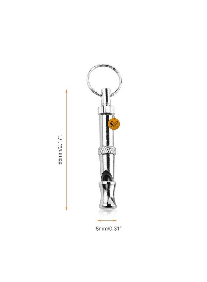 سايج سكوير صفارة تدريب قابلة للتعديل للكلاب الأليفة والجراء مع أوامر الكلاب والتحكم الهادئ (عبوة من قطعتين) - Image 5