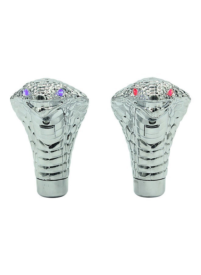 MUNTAQI Car LED Cobra Head Manual / Automatic Gear Stick Shift Knob Shifter Lever Novelty Tool Universal Use - Image 5