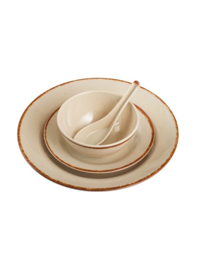 CC Bin Shihon 57-piece dinner set made of high-quality melamine - Image 5