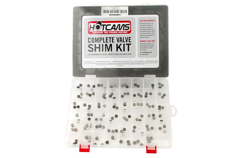 Hot Cams 7.48mm Complete Shim Kit HCSHIM01 for Honda CRF Kawasaki KX Suzuki RMZ Yamaha WR YZ Dirt Bikes - Image 1