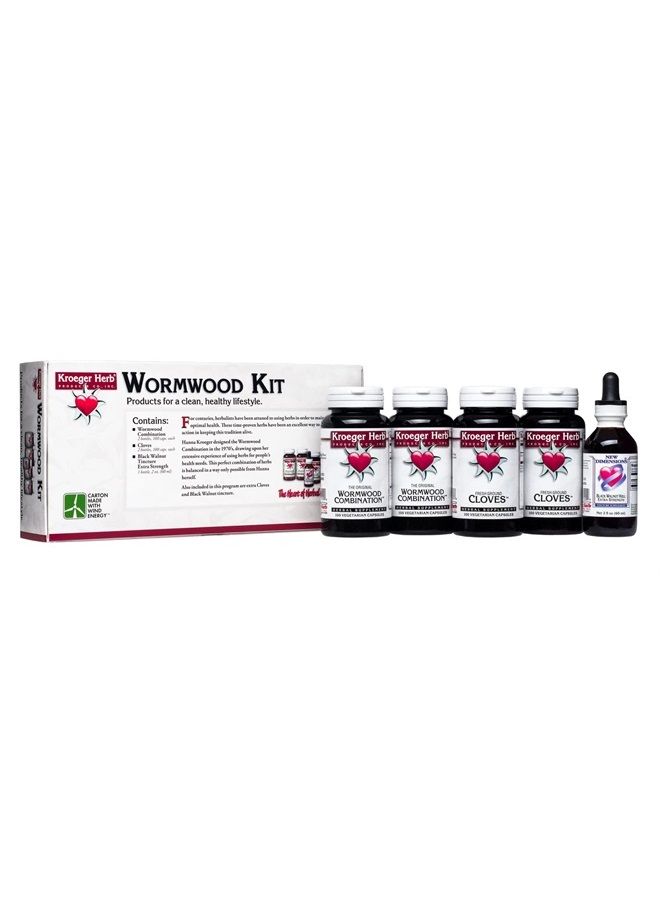 Kroeger Herb Products Wormwood Kit, 5 Piece Kit, Kroeger Herb Co  - Image 1
