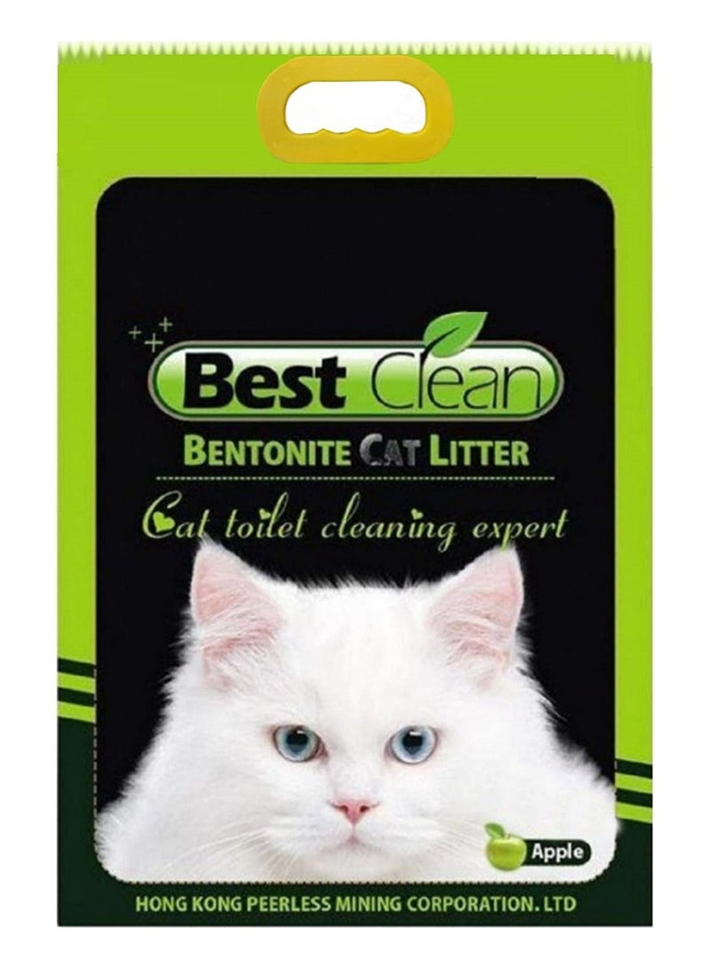 Best Clean Bentonite Cat Litter Sand Apple Fragrance 20L