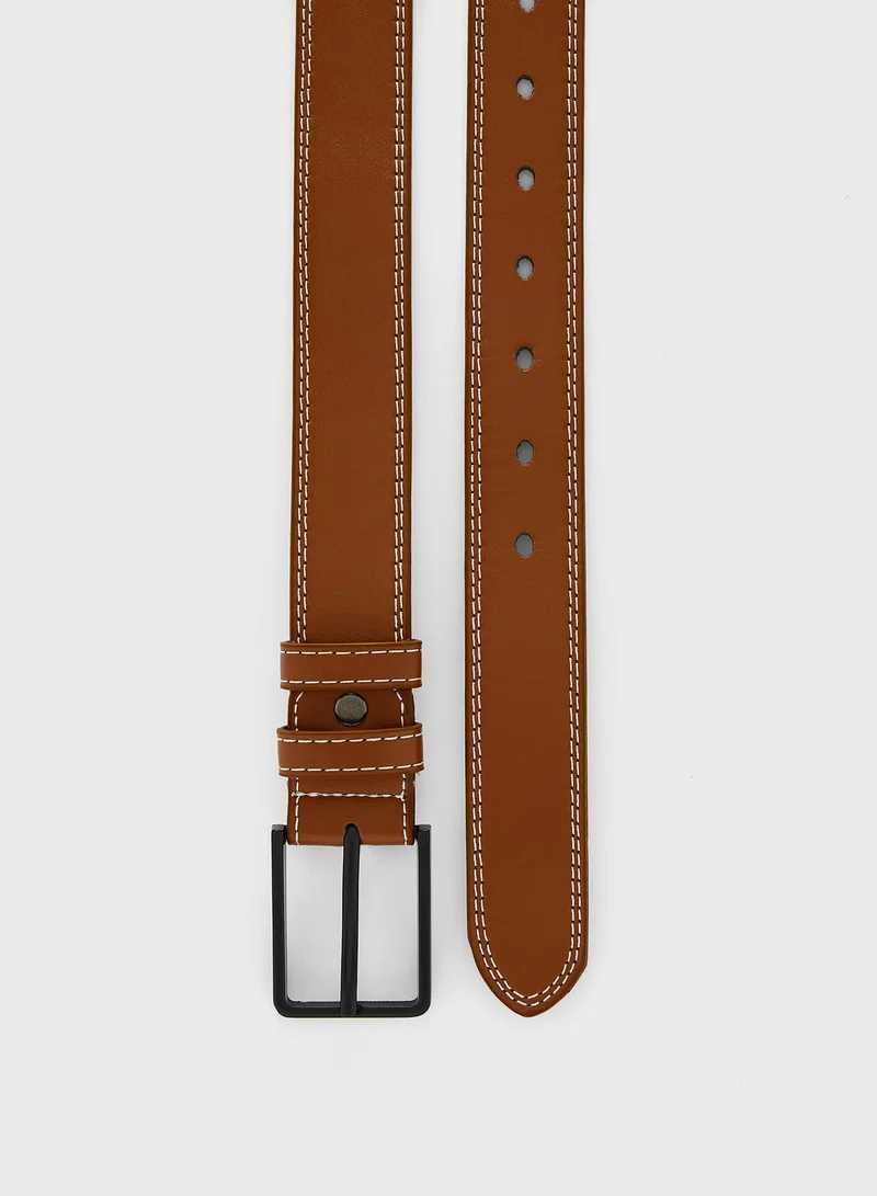 Seventy Five Casual Faux Leather Belt