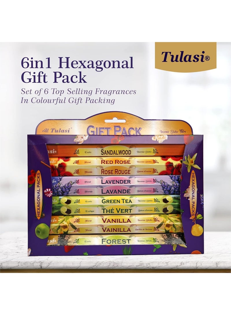 Tulasi Pack Of 6 Agarbatti Incense - Image 2