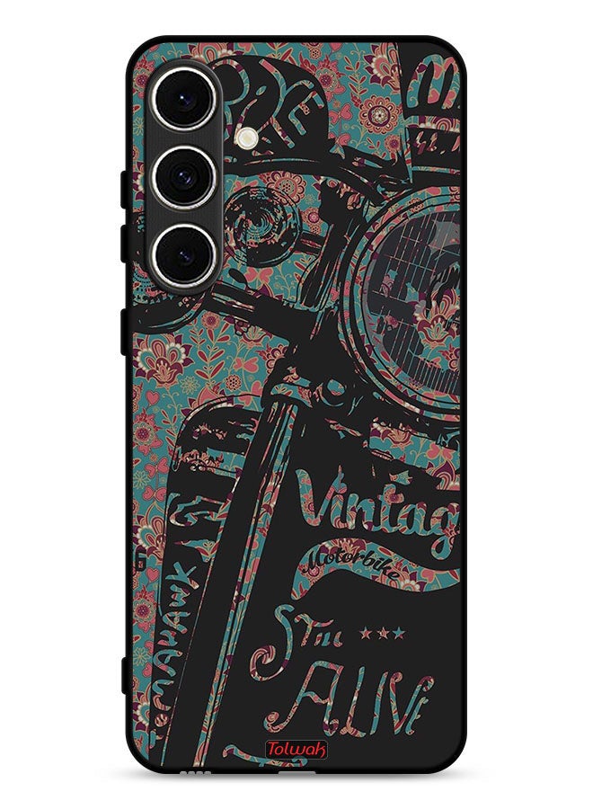 Tolwak Samsung Galaxy M56 5G Protective Case Cover Vintage Motorbike - Image 1