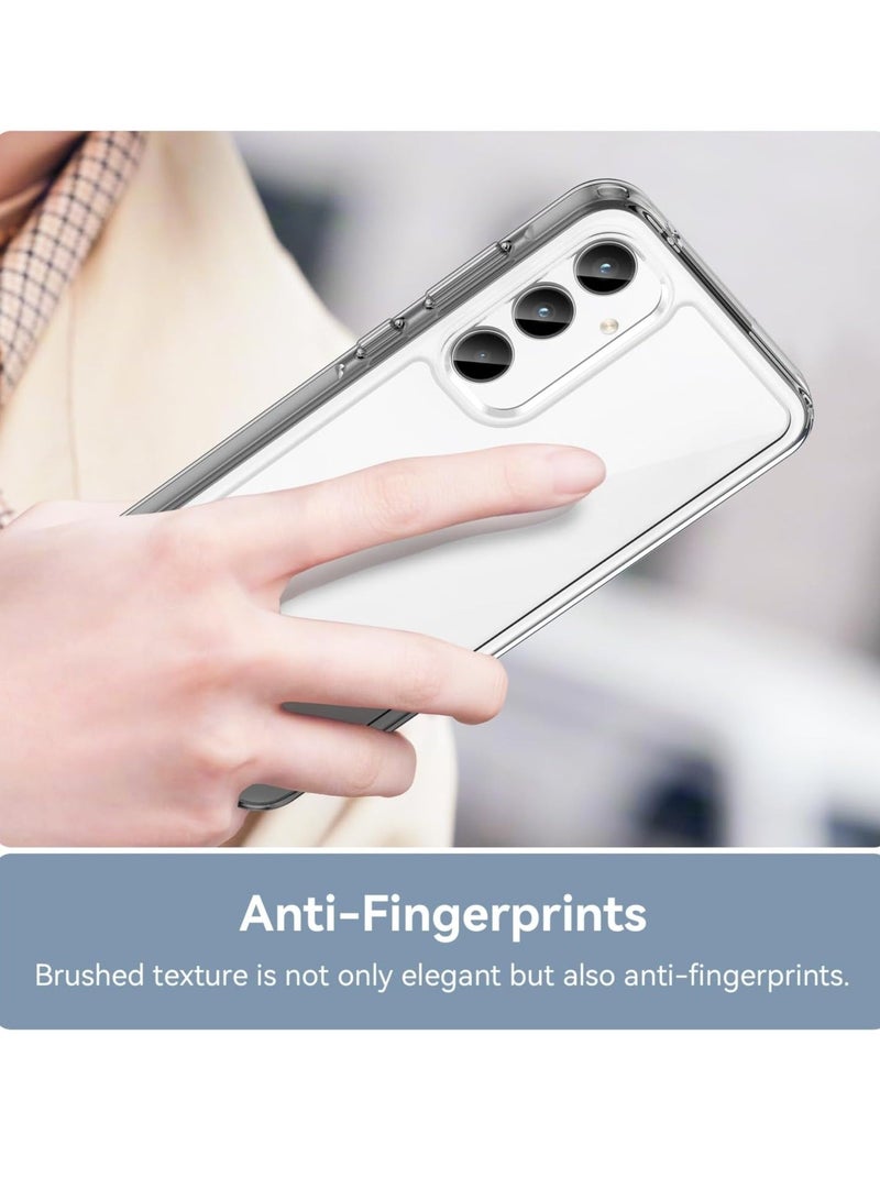MUNTAQI Samsung A35 5G Ultra Hybrid Case – Crystal Clear Back Cover with Screen Protector, Anti-Yellowing & Mil-Grade Drop Protection - Image 4