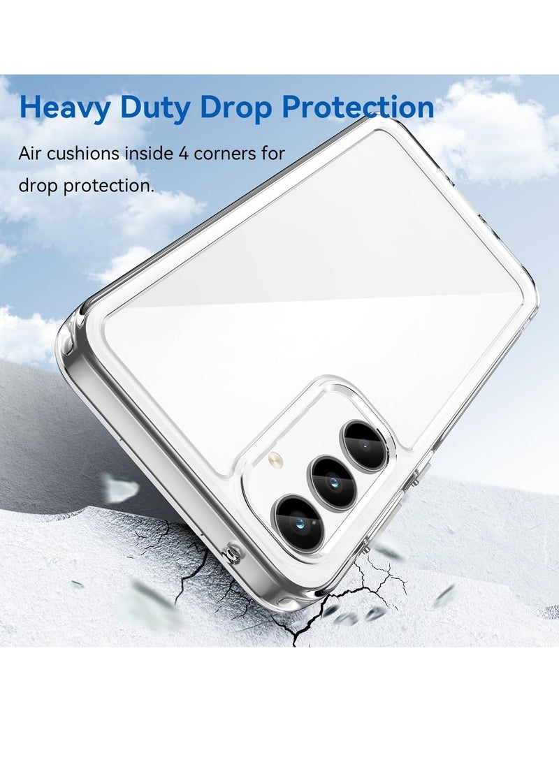 MUNTAQI Samsung A35 5G Ultra Hybrid Case – Crystal Clear Back Cover with Screen Protector, Anti-Yellowing & Mil-Grade Drop Protection - Image 2