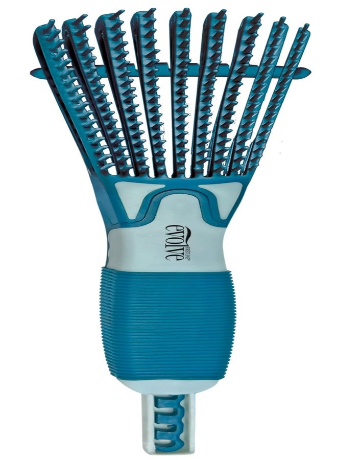 إيفولف بخاخ فك تشابك الشعر إيفولف ذو التدفق الواسع، لون أزرق مخضر - Image 3