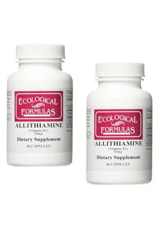 Ecological Formulas Allithiamine Vitamin B1 50 Mg 2 X 60 Capsules  - Image 1
