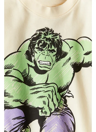 H&M Printed oversized T-shirt