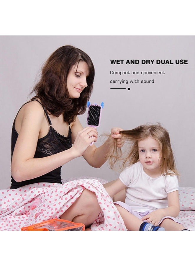 فرشاة شعر ستيتش للنساء والفتيات - تصميم كرتوني لطيف، شعيرات ناعمة، مقبض سهل الإمساك - هدية مثالية لملحقات الشعر لعشاق ديزني - Image 4