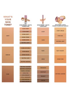 LAKME Lakme 9To5 Primer Matte Perfect Cover Foundation N260 Neutral Honey  25 ml  - Image 5
