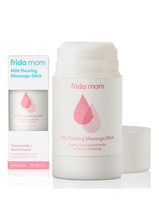 frida mom - Frida Mom Milk Flowing Massage Stick for Breastfeeding and Nursing Moms, Infused with Chamomile + Aloe to Hydrate and Soothe, Stocking Stuffer Gifts for Mom - Image 1