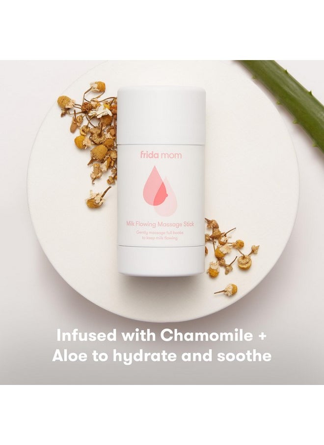 frida mom - Frida Mom Milk Flowing Massage Stick for Breastfeeding and Nursing Moms, Infused with Chamomile + Aloe to Hydrate and Soothe, Stocking Stuffer Gifts for Mom - Image 1