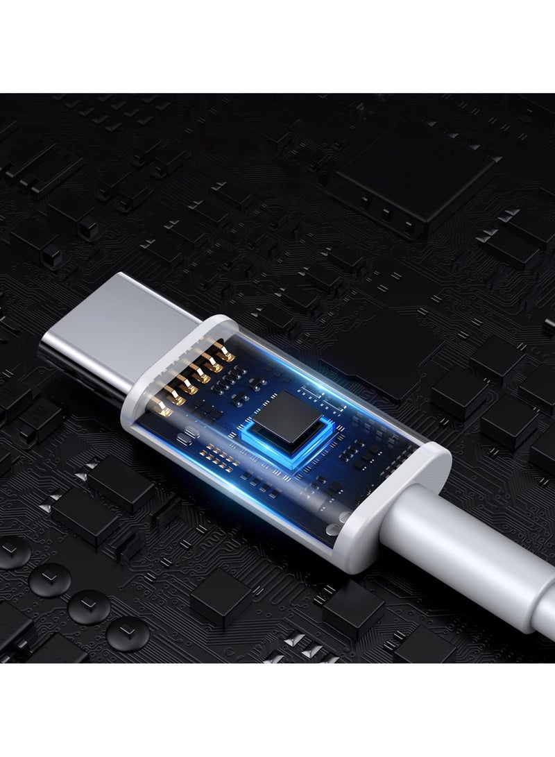 Femca Charging Cable 60W Fast Charging Cable USB C to USB C Cord for Apple iPhone 16/15/Plus/Pro/Pro Max 1m White - Image 5