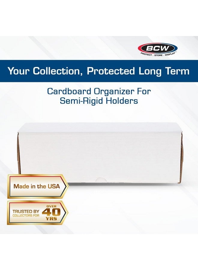 BCW 14-Inch Semi-Rigid #1 Storage Box - 1ct | Holds 350 Semi-Rigid Card Holders | Vertical Card Organizer | Ideal for Sports, Trading Cards Baseball, Magic, Pokemon - Image 2