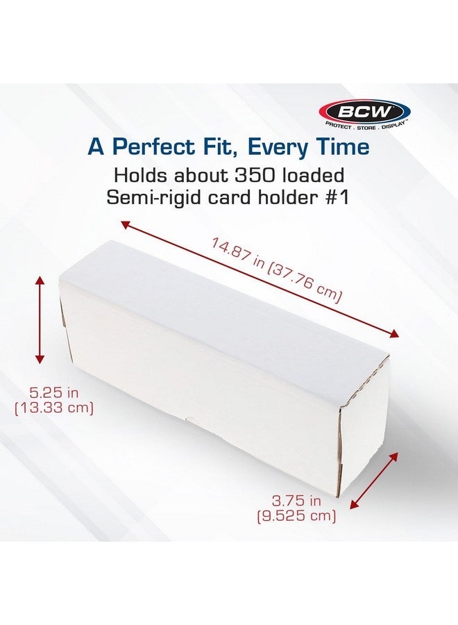 BCW 14-Inch Semi-Rigid #1 Storage Box - 1ct | Holds 350 Semi-Rigid Card Holders | Vertical Card Organizer | Ideal for Sports, Trading Cards Baseball, Magic, Pokemon - Image 3