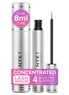 NYK1 CONCENTRATED Lash Serum For Eyelash Growth XL  8ml LashForce Eyelash Serum To Grow Lashes Longer And Thicker Eyelash Growth Serum  Lash Growth Serum For Enhanced Eye Lash Serum Growth