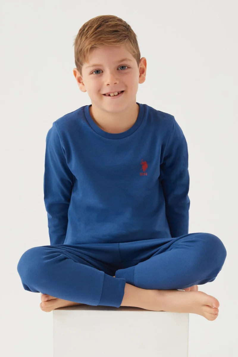 U.S. Polo Assn. Boys' Two-Piece Suit Dark Indigo
