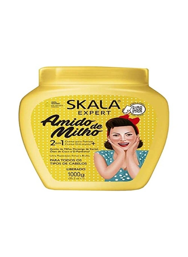 SKALA كريم علاج الشعر لجميع أنواع الشعر - نشا الذرة - سكالا إكسبيرت 1000