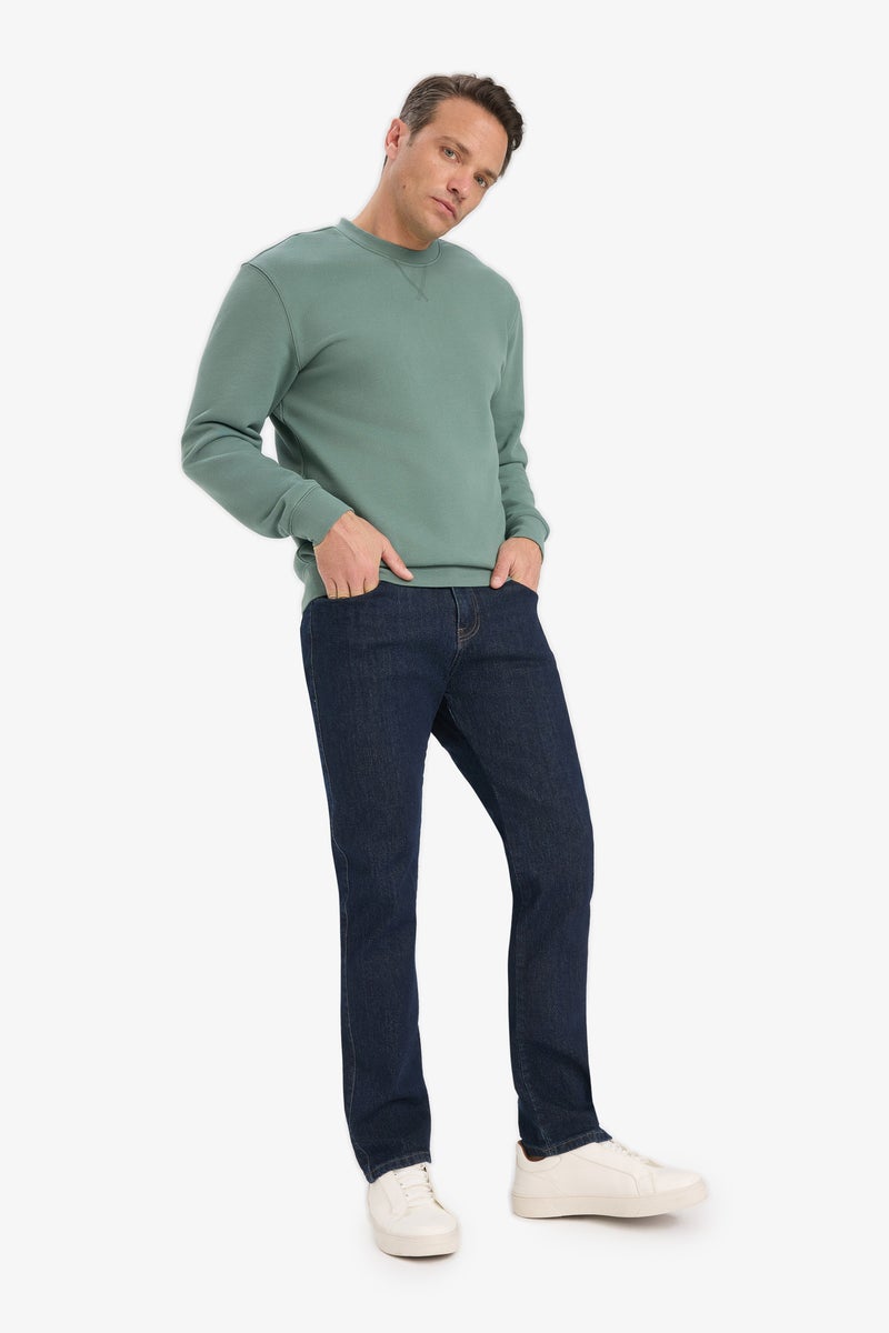 ديفاكتو سويت شيرت قصة عادية برقبة مستديرة - Image 4