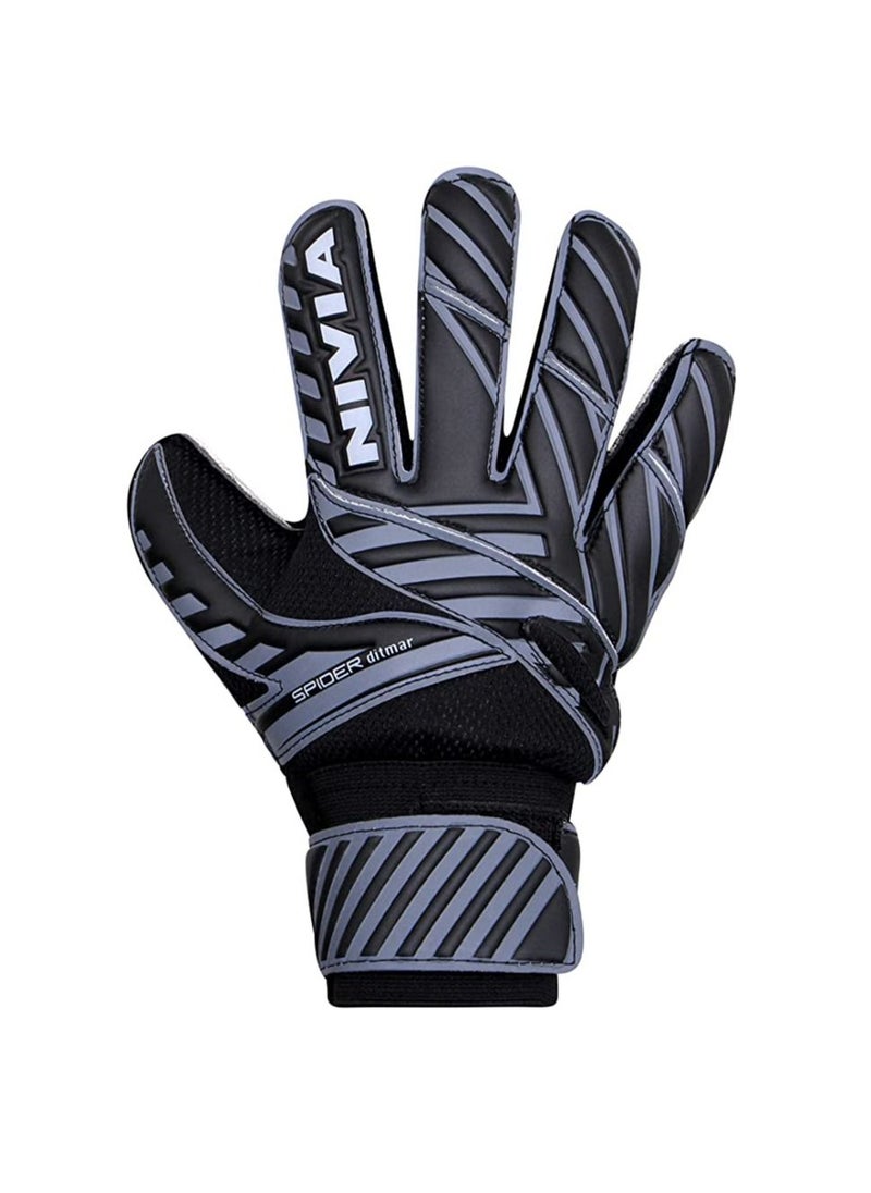 Nivia Ditmar Spider Goalkeeper Gloves | Unisex | For Football, Soccer, Goalkeeping Glove, Goalkeeper Gloves with Grip, Football Hand Gloves | Size : M  - Image 2