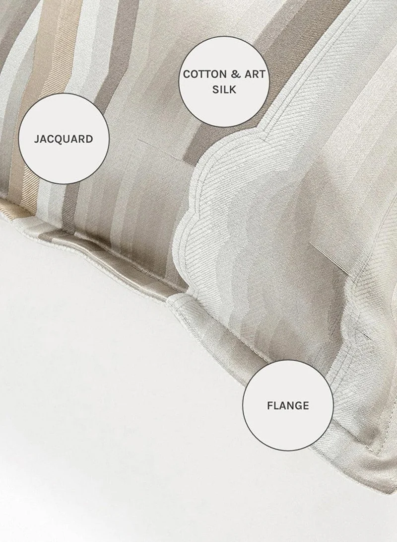 KNOT HOME Cushion Claudine Hodler (with filler) Pillow Knot Home Cover Set for Modern Sofa Contemporary Living Room Bedroom and Office Soft Washable