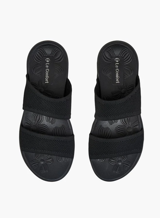 لو كونفورت Women Textured Flyknit Sandals