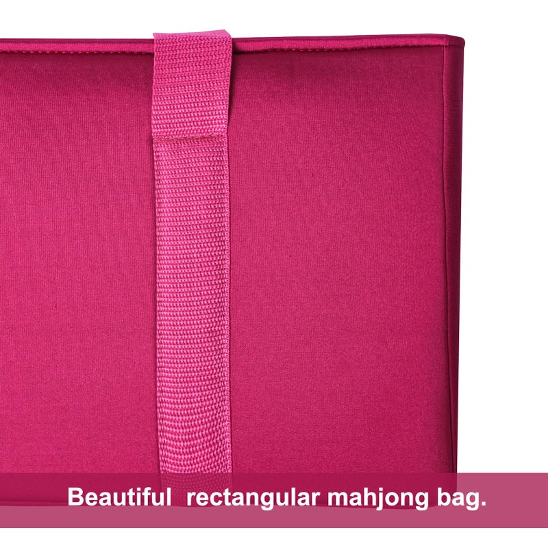 ZGME American Mahjong Set,166 White Tiles with Red Bag and Accessories,4 All-in-One Mahjong Racks with Pushers,Complete Western Mahjong Set - Image 5