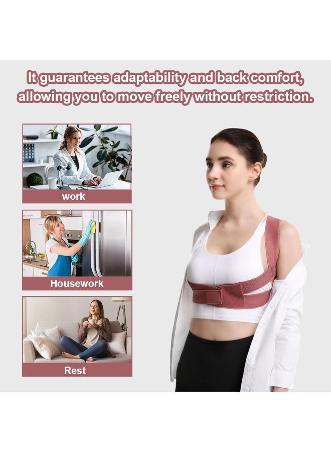 Adjustable Back Straightener & Posture Corrector for Men and Women – Full Spine and Shoulder Support Belt for Neck and Back Pain Relief - Image 2