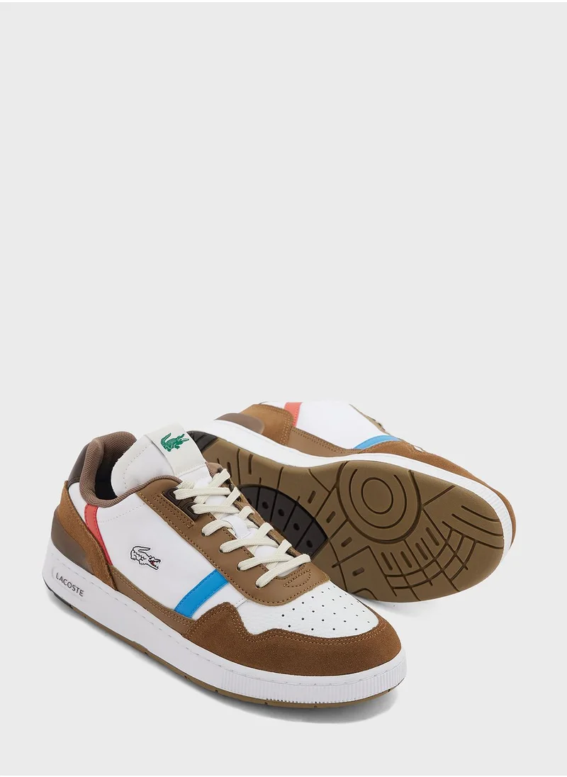 LACOSTE Color Block Lace Up Sneakers