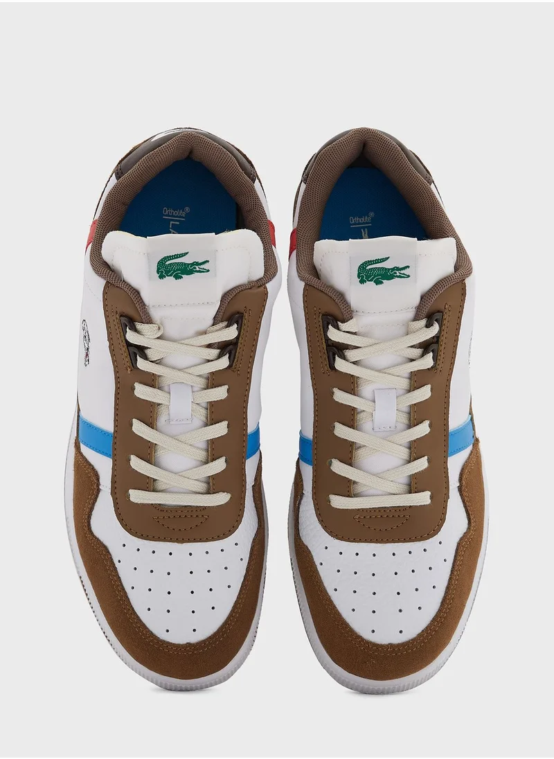 LACOSTE Color Block Lace Up Sneakers