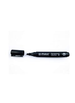 Maxi Maxi Permanent marker with Chisel tip 10pc Black  - Image 3