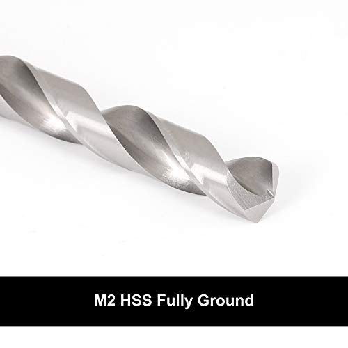 COMOWARE Drill and Tap Sets, HSS Jobber Length Drill Bits with Metal Indexed Case | 18-Piece, 6-32 to 1/2"-13 Tap Sizes - Image 3
