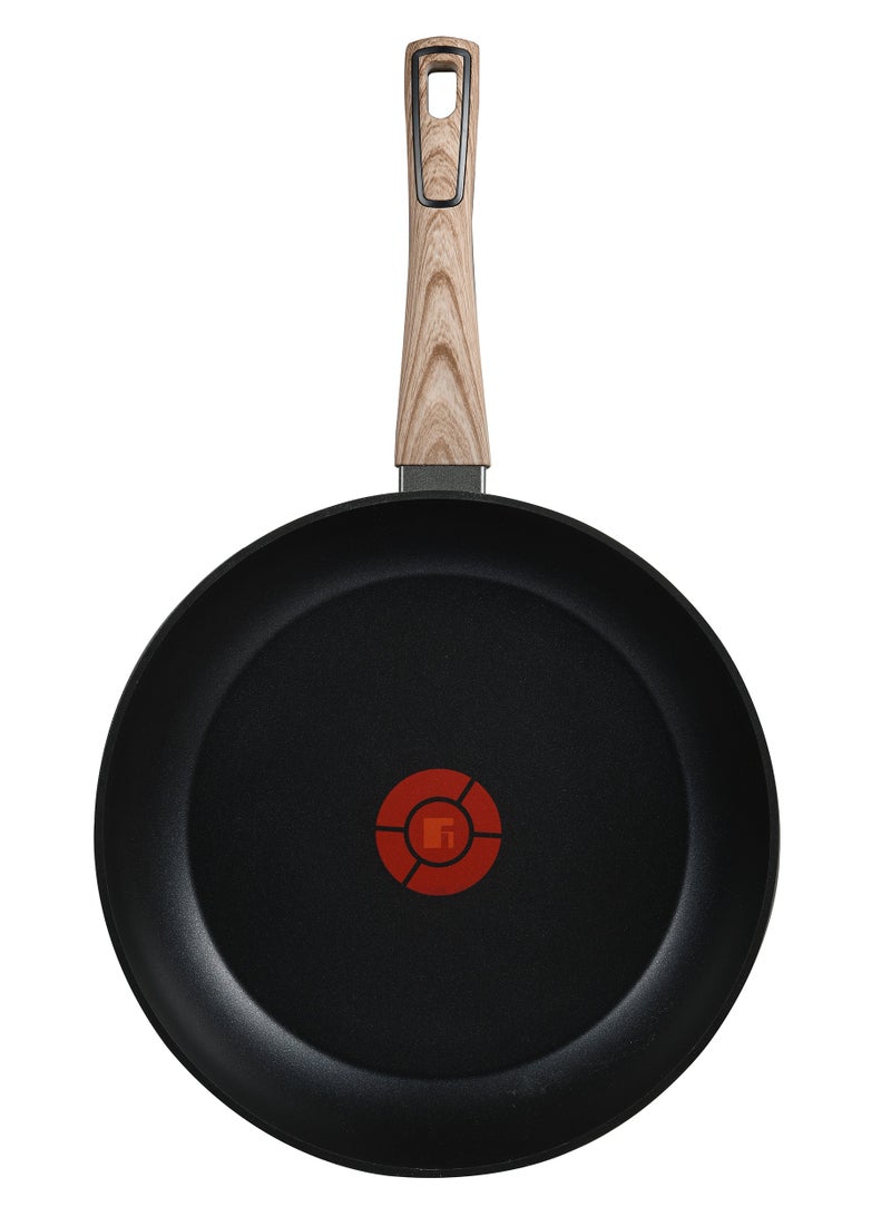 BERGNER ULTIMATE TX FORGED ALUMINUM FRYPAN 28CM WITH HEATDOT TECHNOLOGY, INDUCTION BOTTOM, GREY COLOR, BG36168GY - Image 2