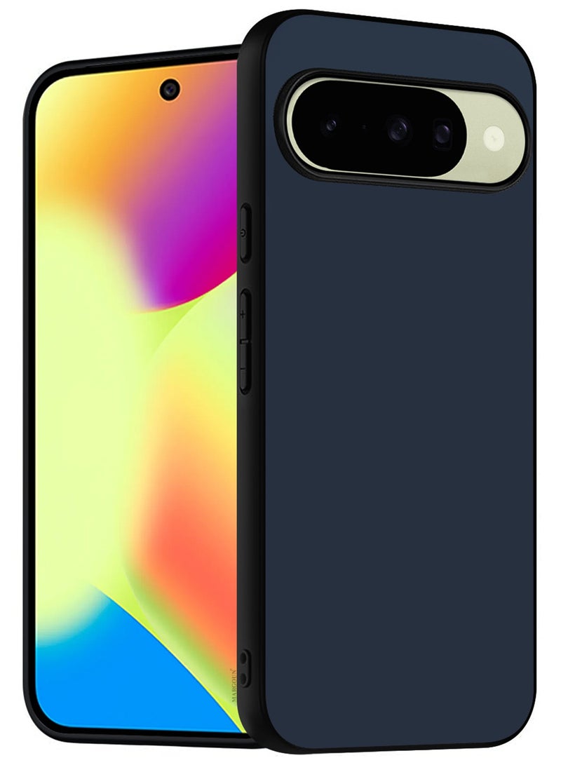 Full Protective Silicone Back Case for Pixel 10 - Anti-Fingerpring Anti-Shcok - Blue - Image 1