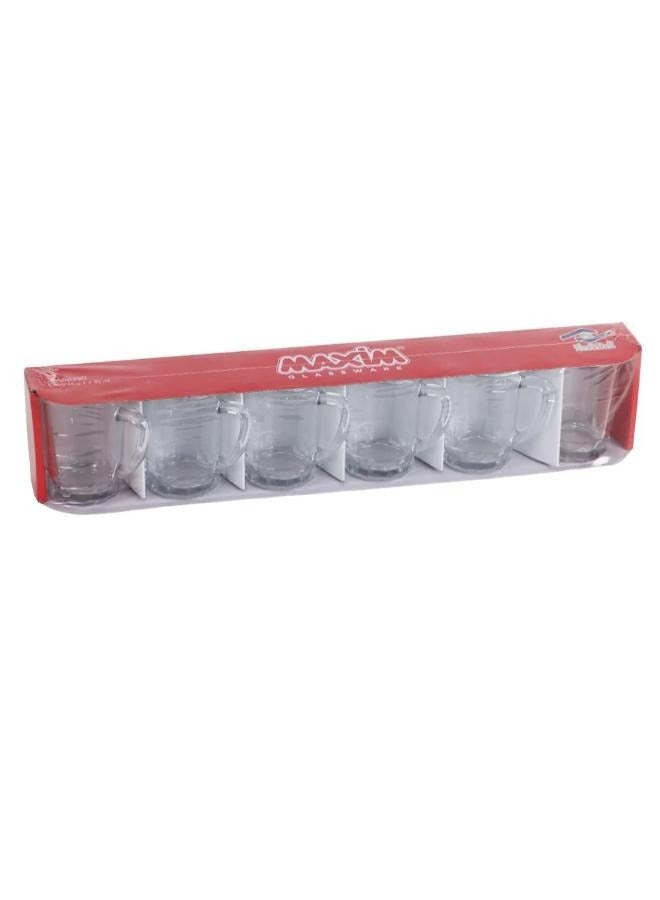 Maxim Glass tea cups, 6 pieces, 95 ml - Image 1