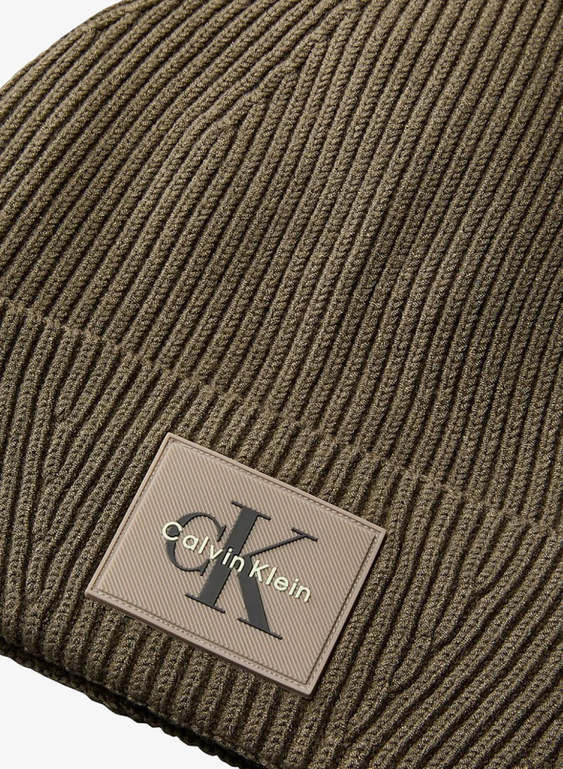 Calvin Klein  Signature Logo Beanie  | Best Price UAE