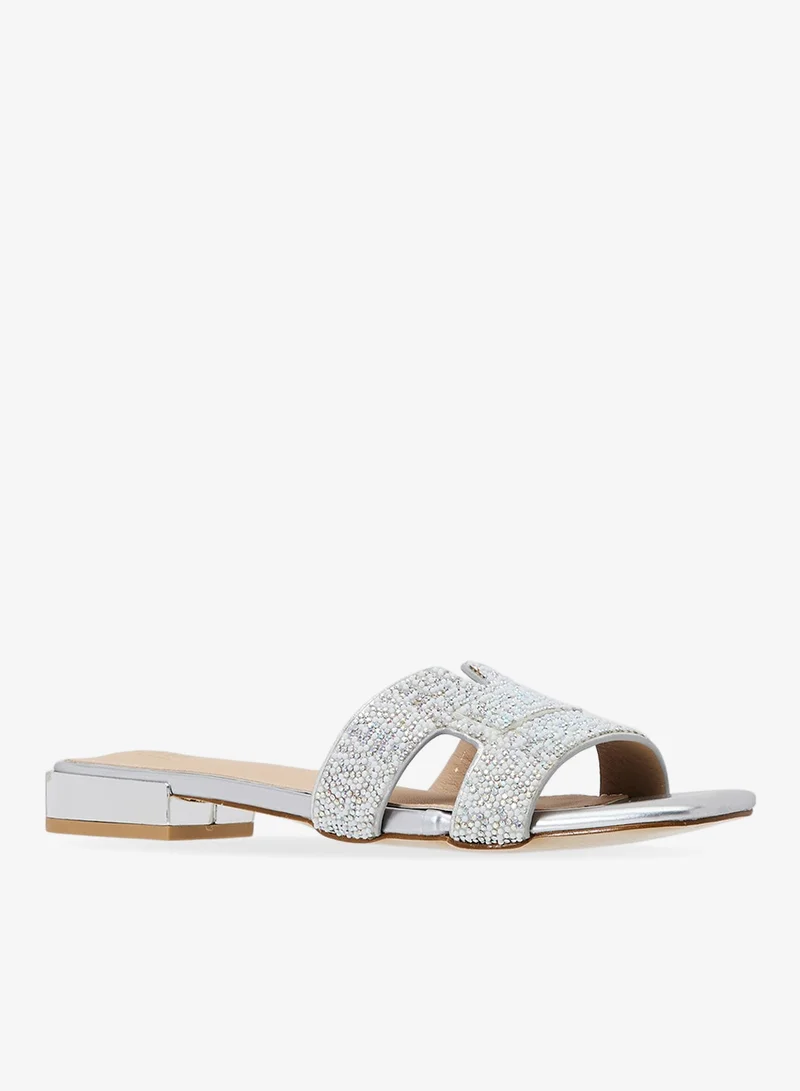 ELLA Glitter Flat Sandal