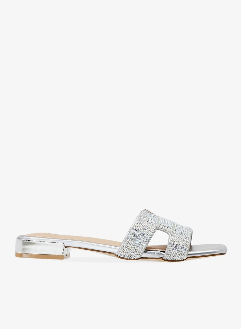 ELLA Glitter Flat Sandal