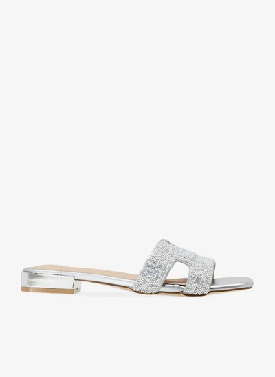 ELLA Embellished Flat Sandals