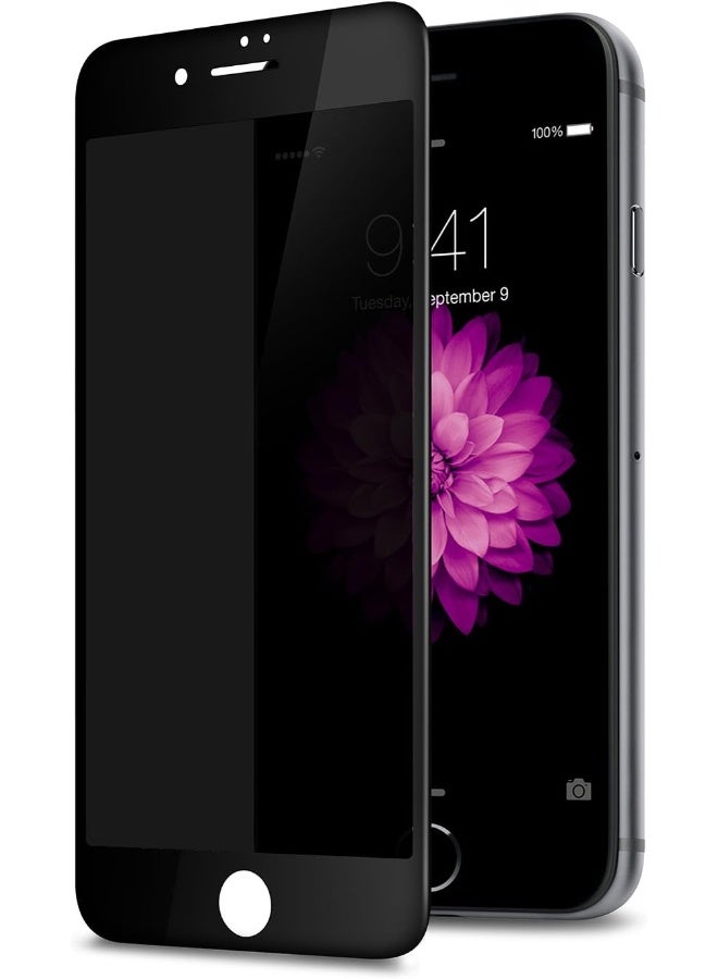 Screen Protector for iPhone 7/8 Plus Black (Anti-Fingerprint) to Protect Privacy - Image 1