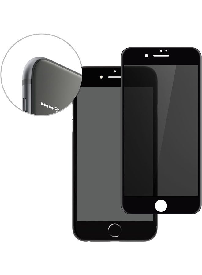 Screen Protector for iPhone 7/8 Plus Black (Anti-Fingerprint) to Protect Privacy - Image 4