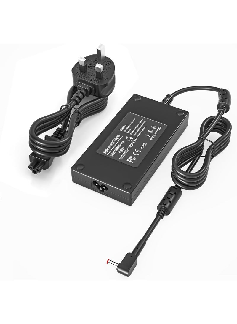 180W 135W Charger for Acer Nitro 5 7 Gaming Laptop AN515 AN515-51 AN515-52 AN515-53 AN715-52 Predator Helios 300 G3-571 G3-572 PH315-52 Predator Triton 300 500 PT314-51 PT315-52 Power Cord - Image 1