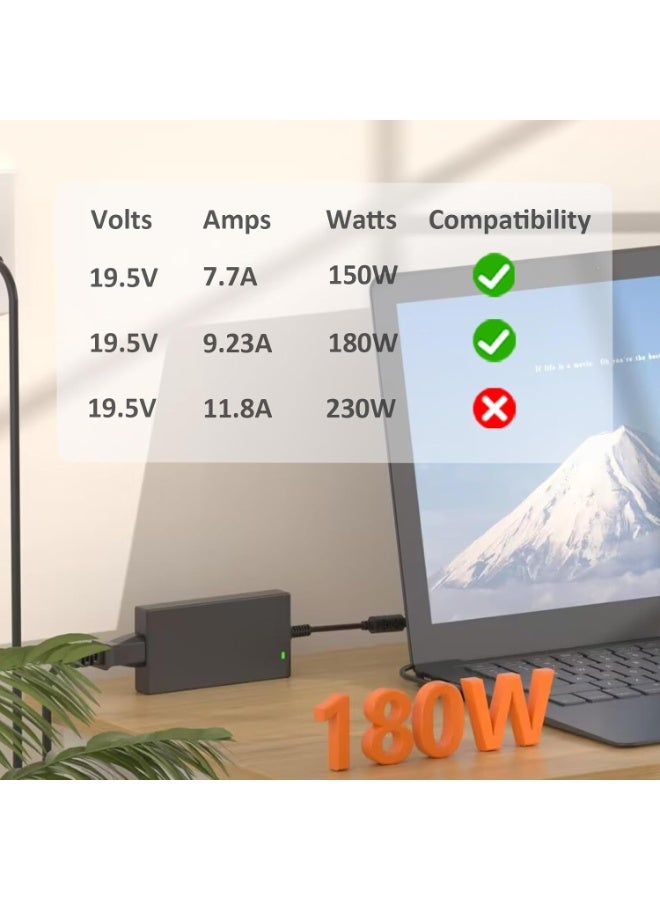180W 135W Charger for Acer Nitro 5 7 Gaming Laptop AN515 AN515-51 AN515-52 AN515-53 AN715-52 Predator Helios 300 G3-571 G3-572 PH315-52 Predator Triton 300 500 PT314-51 PT315-52 Power Cord - Image 5
